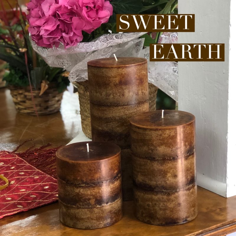 Sweet Earh Pillar Candles Wicks N' More Candle Company