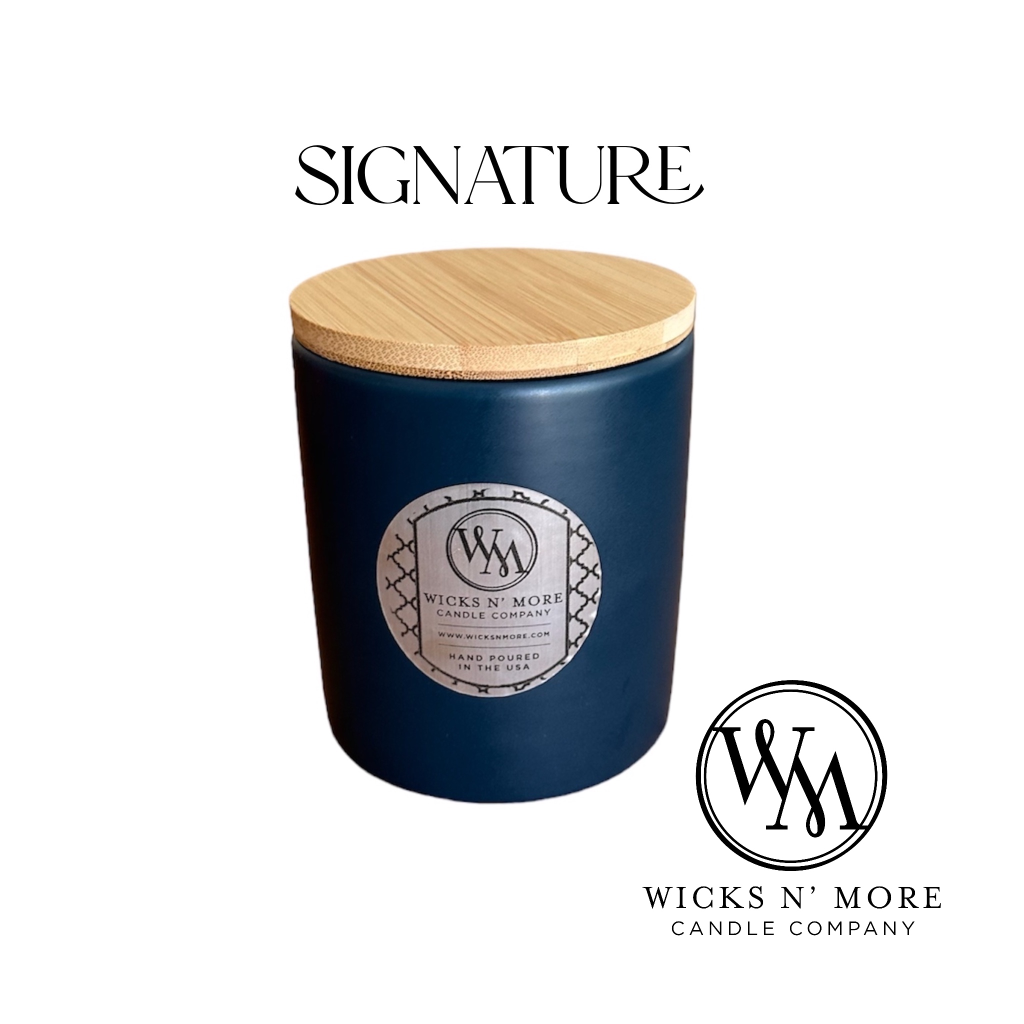 Signature 12 oz Jar Candle w/Bamboo Lid