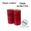 Red Scented Pillar Candle