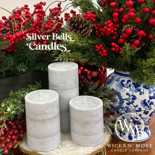 Silver Bells Candle