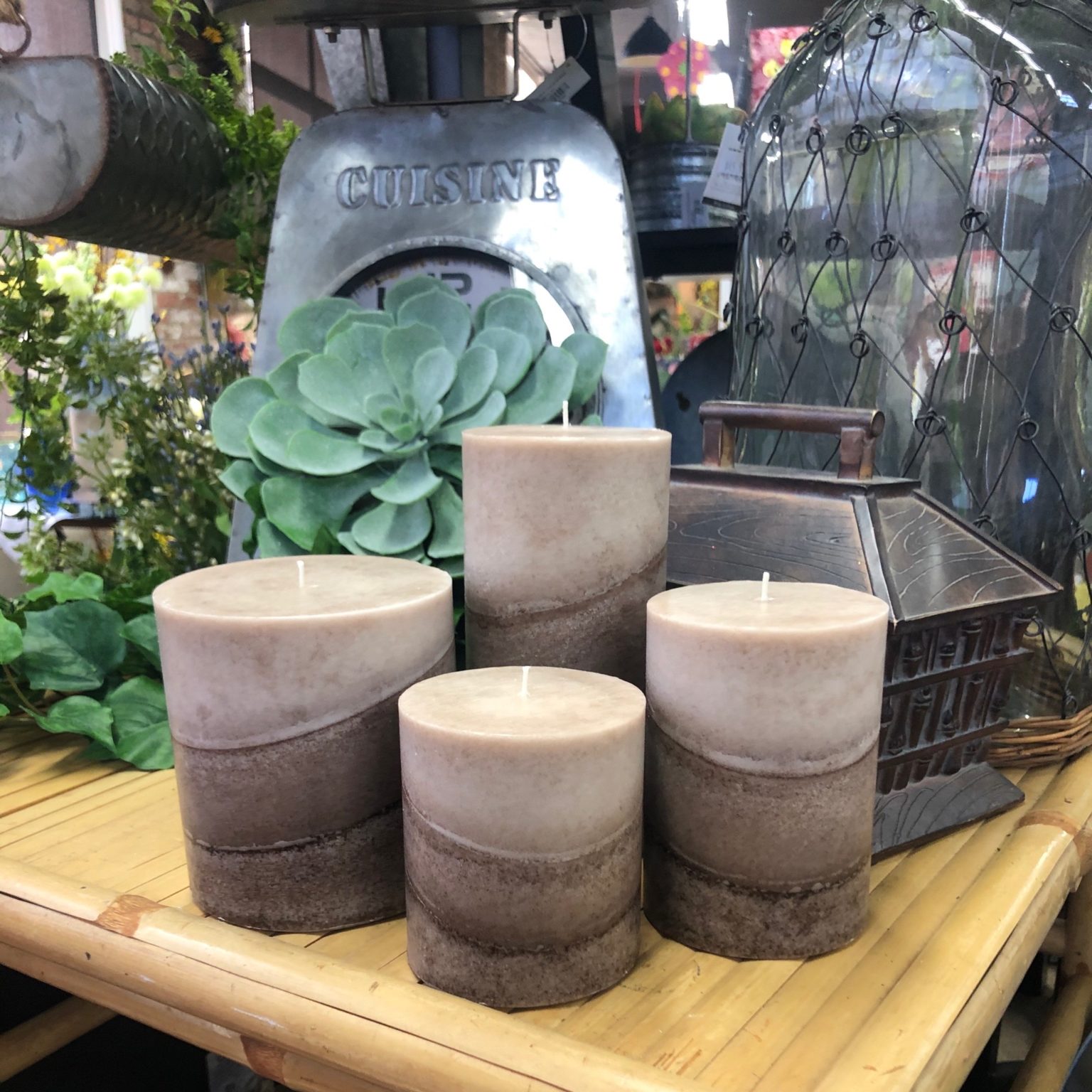 HandMade Scented Pillar Candles Wicks N' More Candle Company