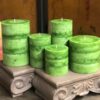 Spring Green Candle