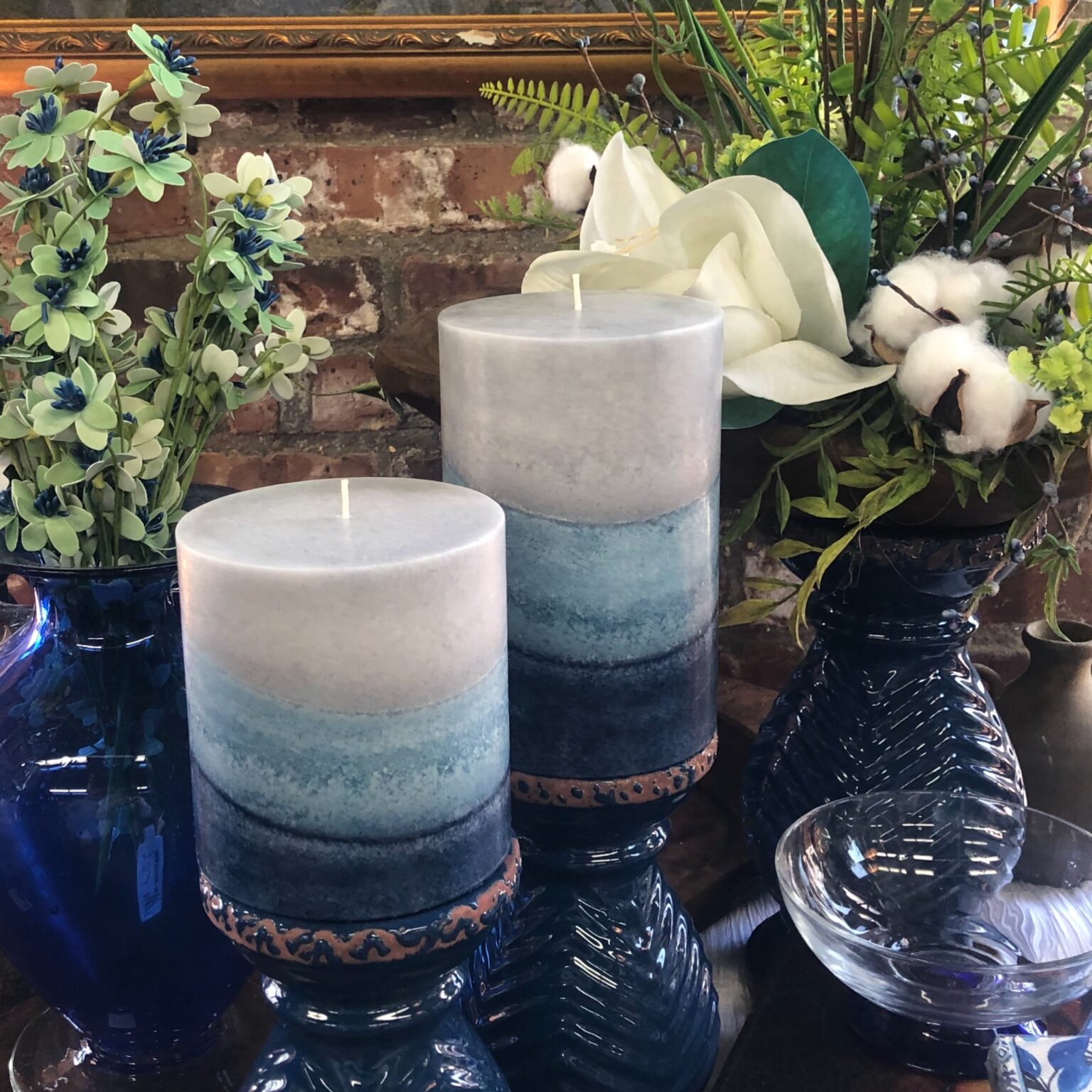 Indigo Mist Ocean Scented Candles Wicks N' More Candle Company