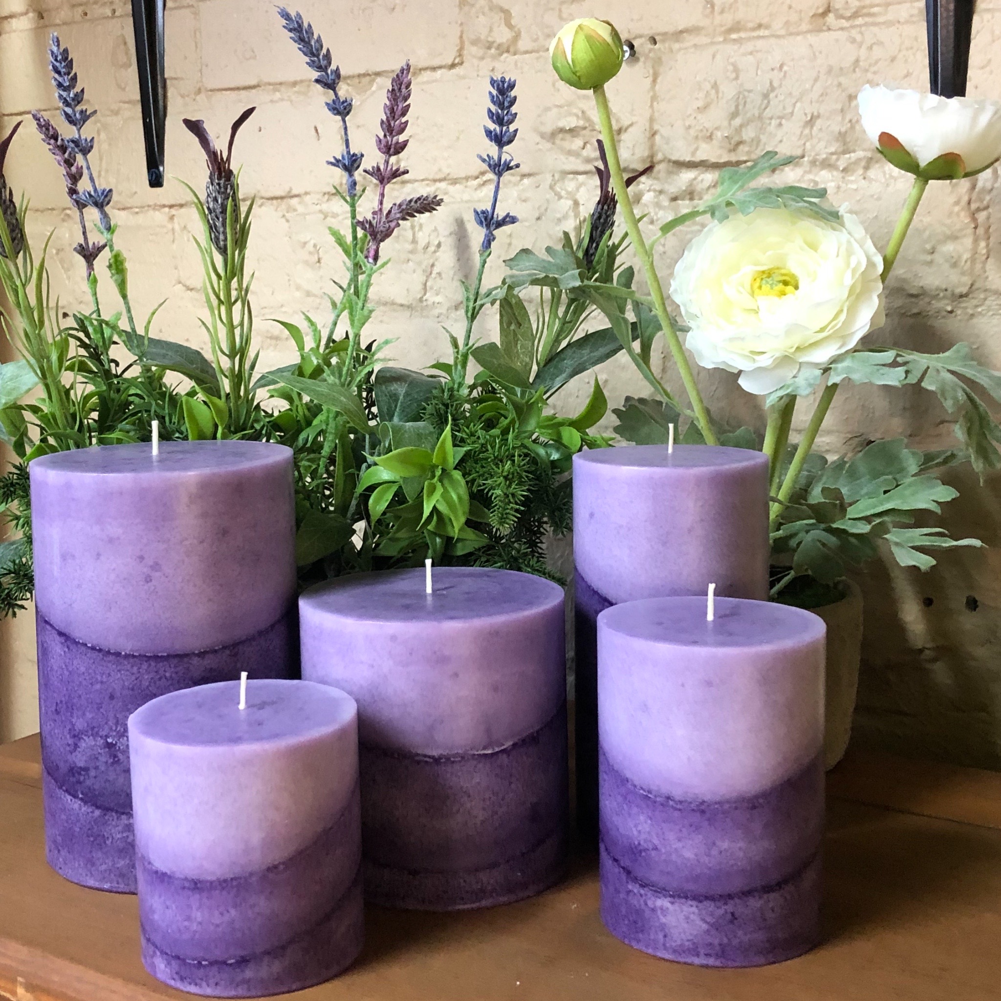 travel lavender candle