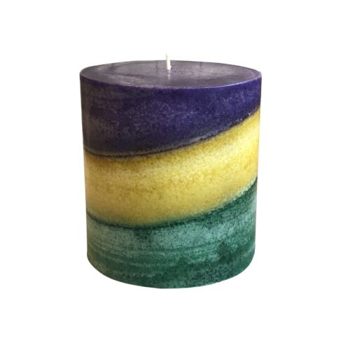 Mardi Gras Candle