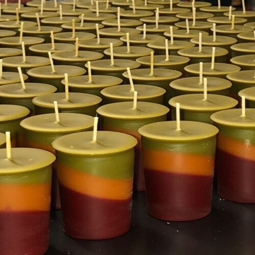 amish harvest votive candles