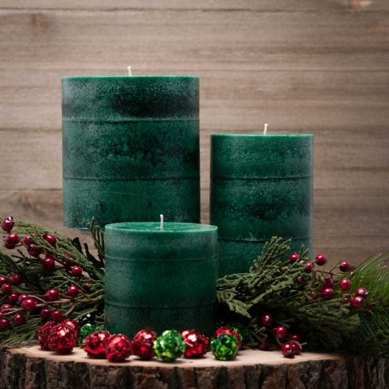 Evergreen Scented Candles Wicks N' More Candle Company