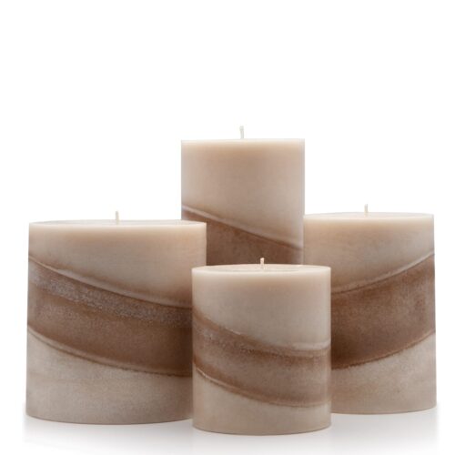 100% Cotton Wicks White Gardenia in Mottled Finish Size 3 X 6 Premium Fragrance Oil KRIXOT Scented Pillar Candles Fragrances Finest Wax Blend 