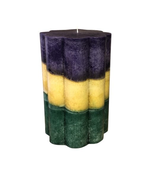 Mardi Gras Candle