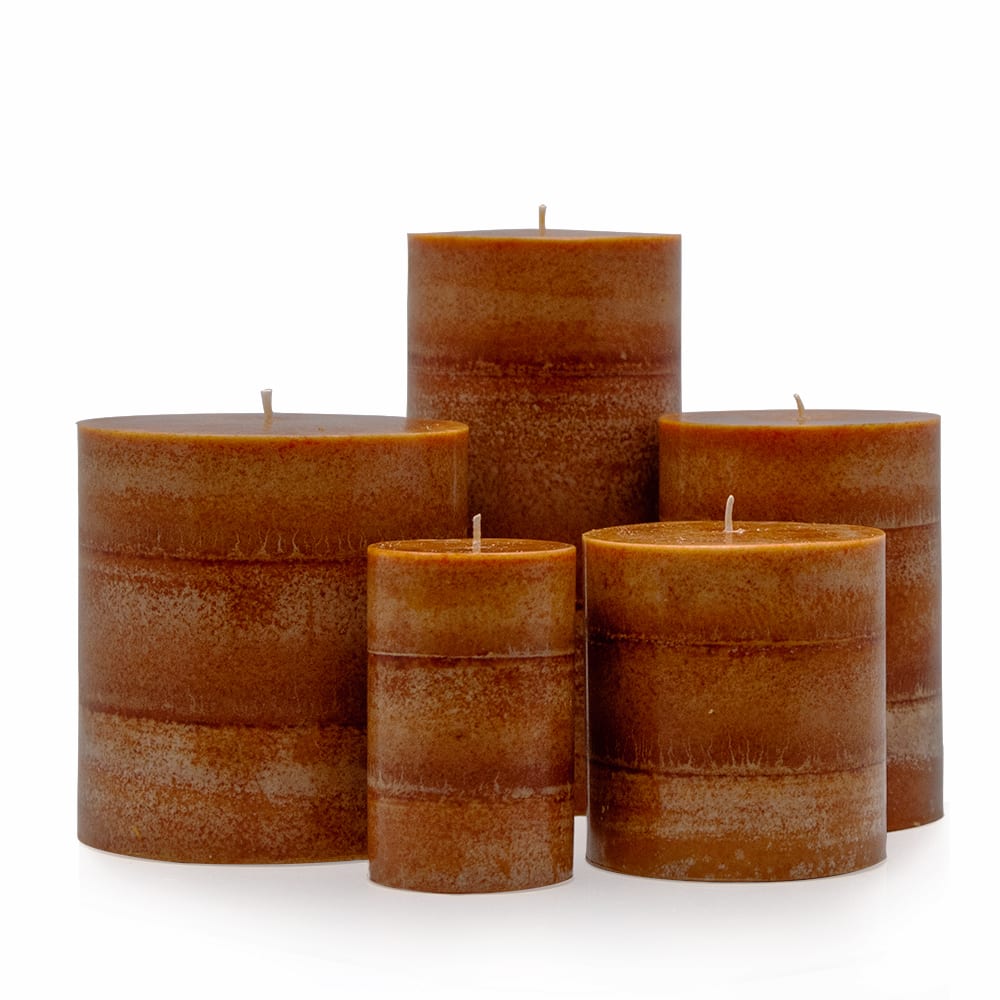 scented pillar candles