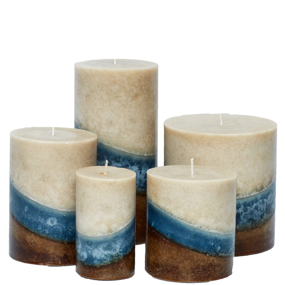 Rain Forest Pillar Candle - Wicks N' More Candle Company