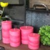 Coral Pink Candle
