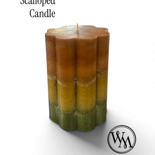 Autumn Leaves 5x7 Scallop Sale Candle