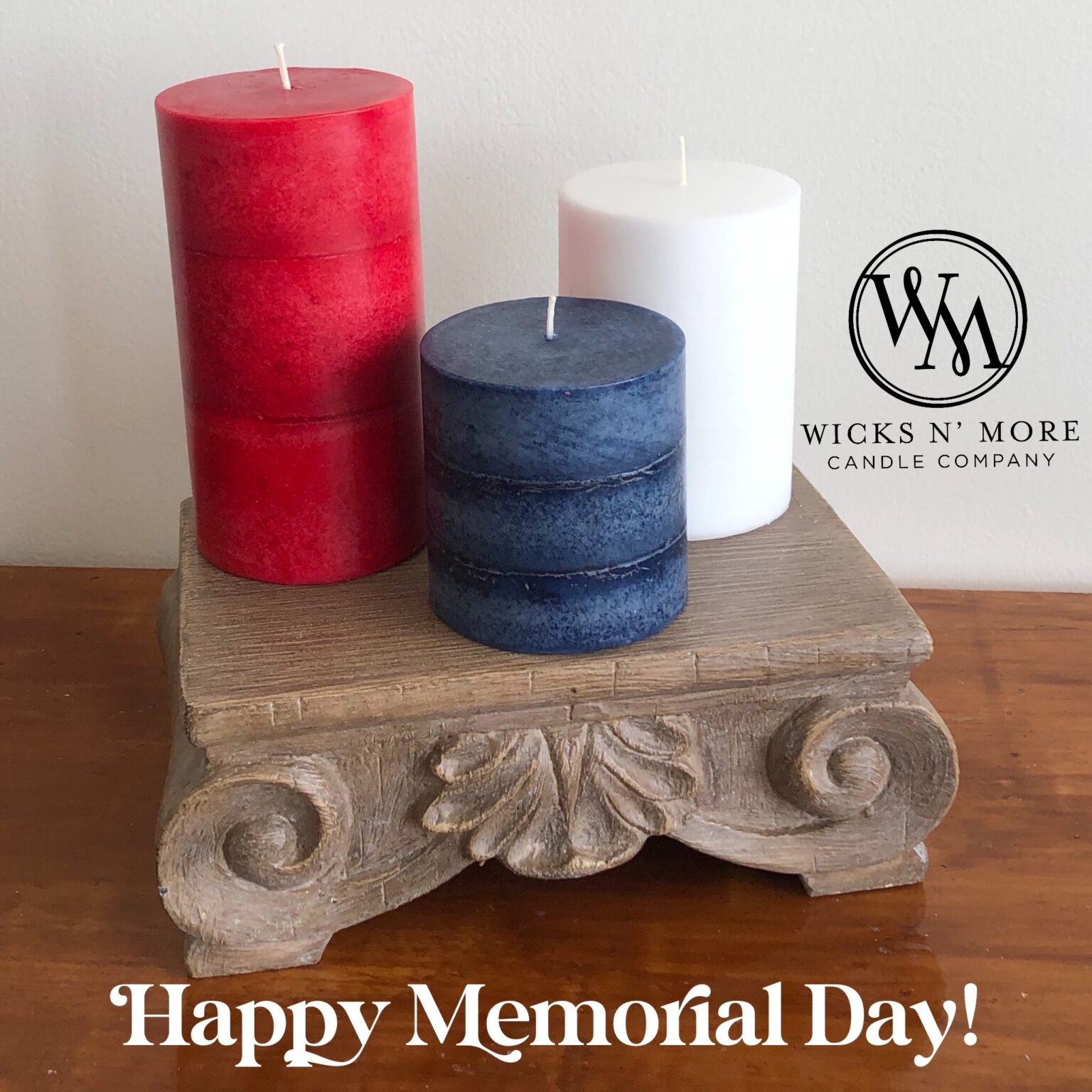 Rain Forest Pillar Candle Wicks N' More Candle Company