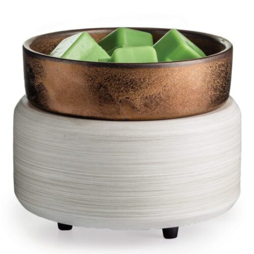 2-in-1 Fragrance Warmer for Candles and Wax Melts (Classic - Sandstone