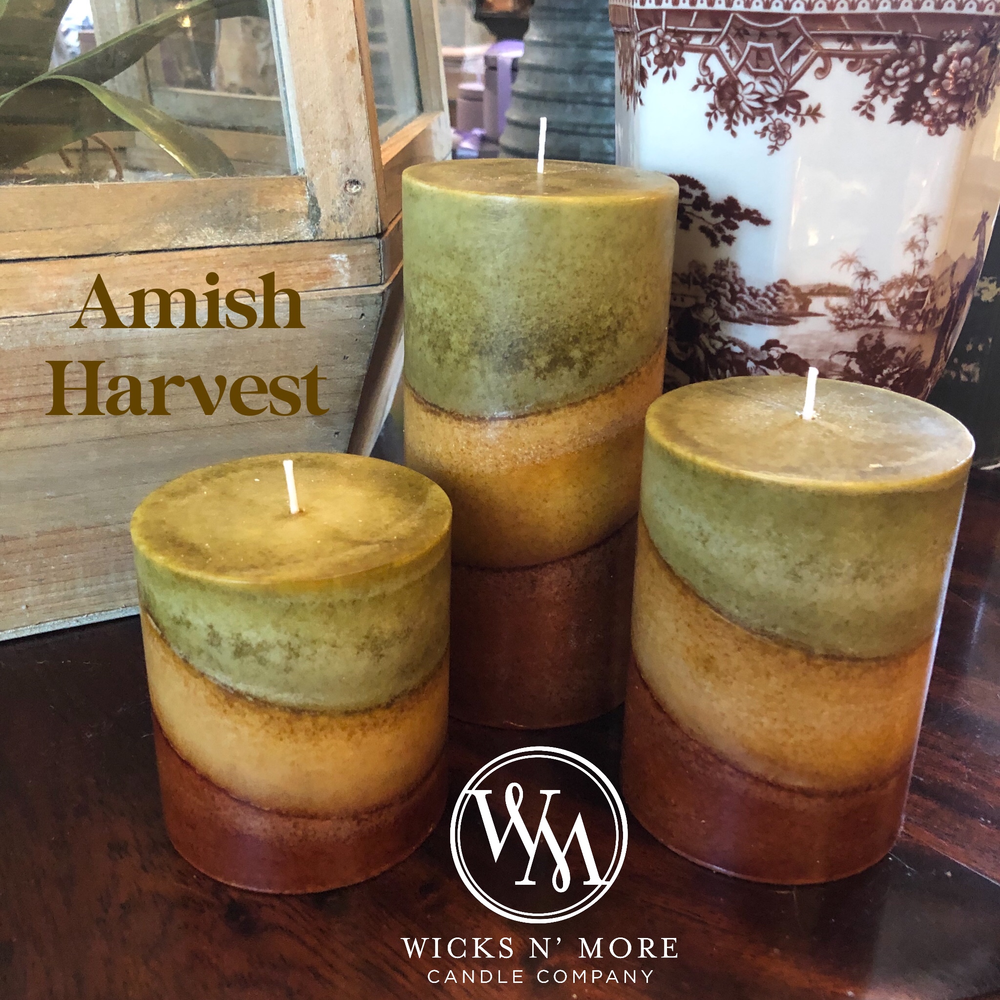 Amish Harvest Candle - Wicks N' More Candle Company