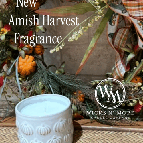 Amish Harvest White 12 oz. Jar Candle