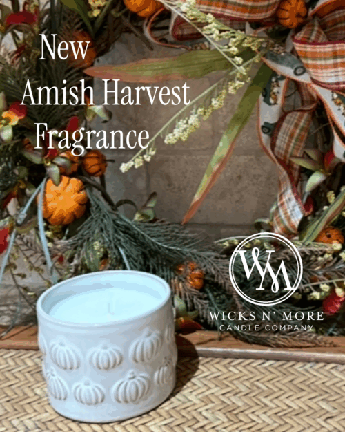 Amish Harvest White 12 oz. Jar Candle