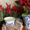 8 oz Blue Willow Chinoiserie Scented 3-wick Candle