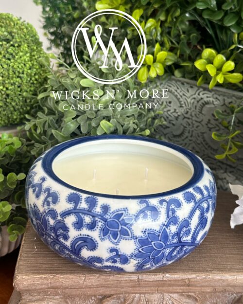 Blue/White Porcelain Scented Candle