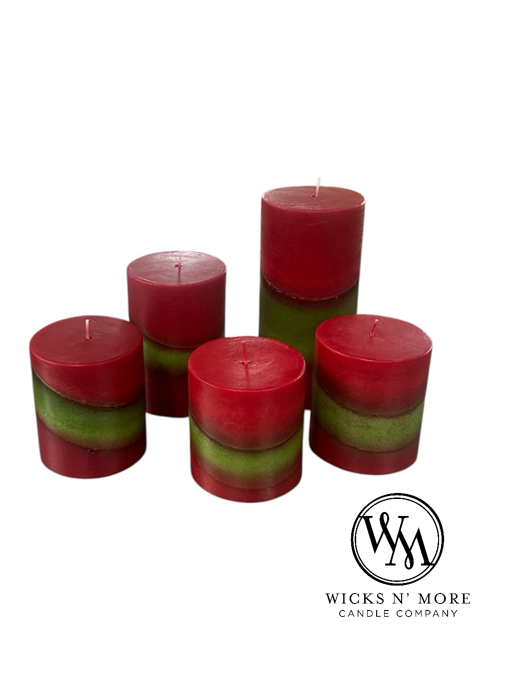 Red/Green Holiday Sale Candles